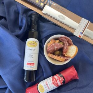 Salumi, Olive Oil and a Knife crafted for Costeaux French Bakery's 100th Year